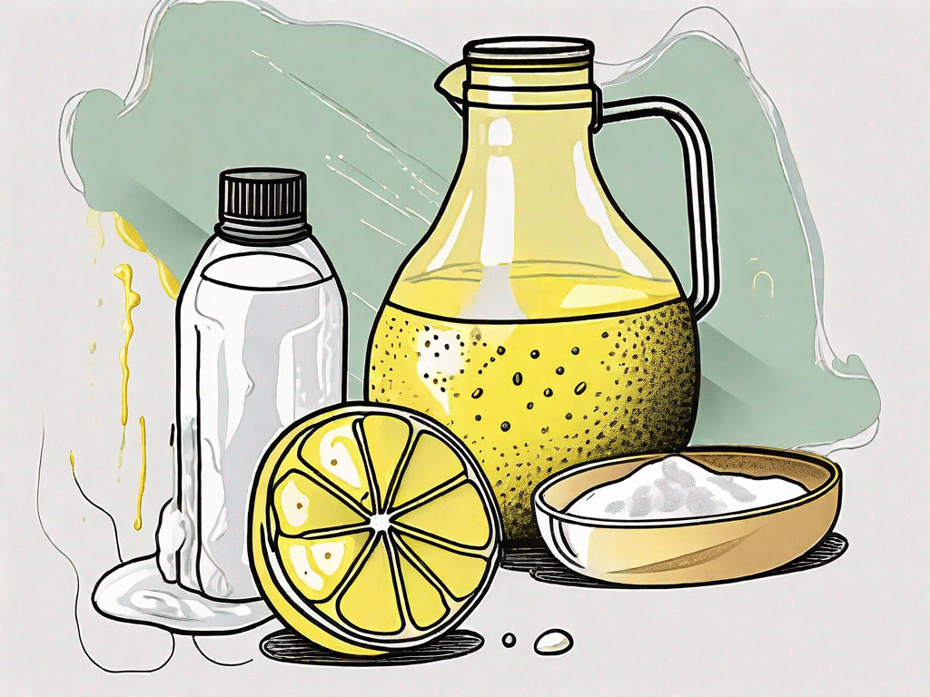 Various common household items like lemon